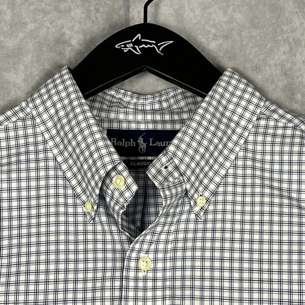 Ralph Lauren Classic Fit Plaid L/S Shirt Men's L